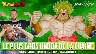 Le Plus Gros Unbox De La Chaîne ! Zenkai Studio Broly Life Size Bust Dragon Ball Z