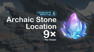 All 9 Archaic Stone Location | Says He Who Seeks Stone | Genshin Impact