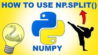 Python Numpy Tutorial Split Array