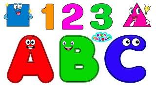 ABC and 123  Learning Videos Toddlers | Nursery Rhymes & Kids Songs| Alphabets And Numbers For Kids