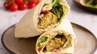 Falafel Wrap mit der leckersten Soße