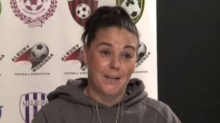 AWFA Press Conference   Rd 9 Women   Melrose v Boomers