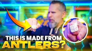 This Men's Ring Is Made Of ANTLERS? | Is It Real Though?