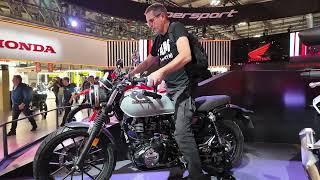 New 2025 HONDA GB350 motorcycle in EICMA show Italy