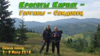 Красоты Карпатских гор. Пеший поход: Горганы - Свидовец. Клип.