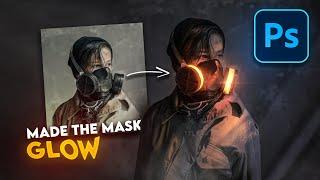 I Made The Gas Mask Glow | Photoshop Tutorial