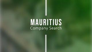 Mauritius - Company Search