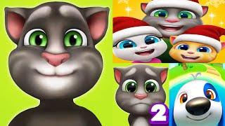 My Talking Tom2 vs My Talking Tom vs Talking Hank Islands vs Talking Tom Friends |Tom Lvl 117 Ep4218