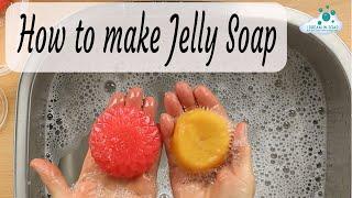 🫧How to make Jelly Soap. wibbly wobbly Jelly Soap 🫧