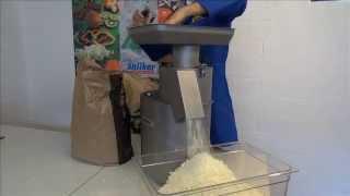 Brunner-Anliker PKR trade shredding machine for chocolate, nuts, bread and rework