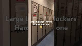 Large luggage locker｜一櫃難求 difficult to find one unoccupied｜arrival or departure lobby｜Haneda Airport