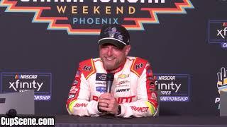 NASCAR at Phoenix Raceway Nov. 2024: Justin Allgaier post Xfinity race