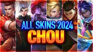 CHOU ALL SKINS 2024 | Mobile Legends