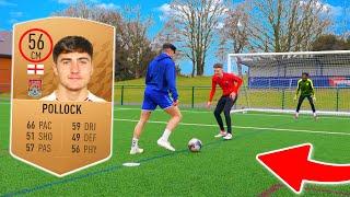 How Good Is A 56 Rated PRO FOOTBALLER in REAL LIFE? (Crazy Skills & Goals)