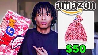 AMAZON BAPE HOODIE FOR $50