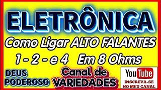 ELETRÔNICA COMO LIGAR ALTO FALANTE - Eletrônica Aprenda GRÁTIS ( CANAL DE VARIEDADES )