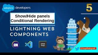 Conditional rendering Salesforce Lightning Web Components using SF CLI | VSCode | SFDX | LWC Video5