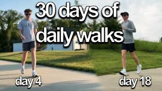 I Went for a Walk Every Morning for 30 Days