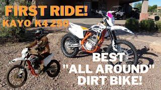 Kayo K4 250 First Ride Review | 4-Stroke Air Cooled 250cc Chinese Dirt Bike