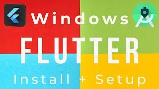 Flutter Windows Install + Setup Tutorial | Easy Windows Step-by-Step Flutter Guide