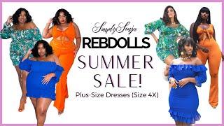 Rebdolls Summer Clearance Sale (50% off!)| Plus Size Summer Dresses Try-On Haul Size 4x