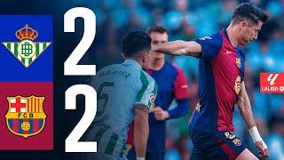 BETIS 2 vs 2 FC BARCELONA | LALIGA 2024/25 MD16