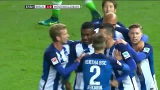 Hertha BSC Berlin vs Monchengladbach Round 10 Bundesliga Highlights (5/11/2016)