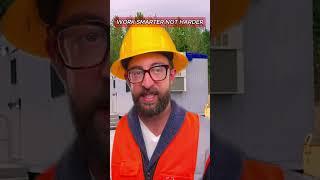 Watching this video will help you work more efficiently  #constructionwork #smartwork #construction