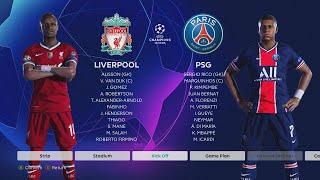 PES 2021 [UCL Night] Liverpool Vs PSG [Updated Anfield][don88 EvoWeb] | Realism Mods | Superstar AI