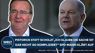 SPD-KANZLERFRAGE: Boris Pistorius oder Olaf Scholz? Hamburger SPD-Politiker Schreiber eindeutig