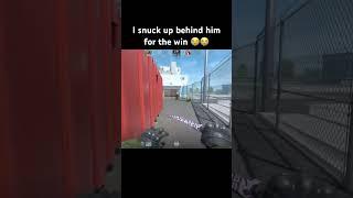 I snuck up behind him for the win  #csgo #counterstrike #funny #shorts