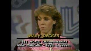 Olympics - 1984 Los Angeles - Track - Highlights & Interview - Mary Decker On Womens 3000m