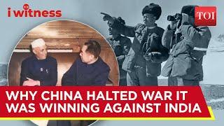 Why China halted a war it was winning against India