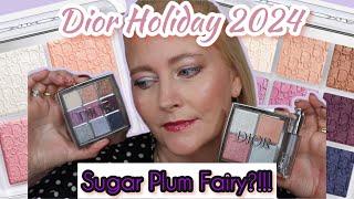 New Dior Holiday 2024 Celestial purple eyeshadow and gloss, Celestial Glow Face Palette