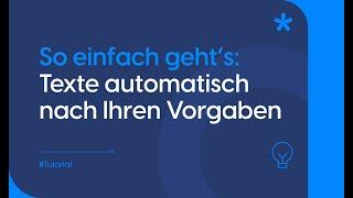 Passgenaue Rechnungstexte in easybill für Onlinehändler
