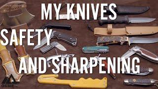 My Knives, Safety, and Sharpening | Outdoor Skills | OSMEtv