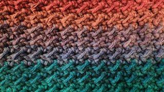 The Even Moss Stitch - Crochet Tutorial! (One Row Repeat!)