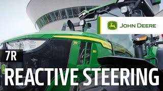 Agricultural Contractor Tests the NEW 7R from JOHN DEERE with Reactive Steering!