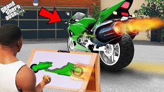 Franklin Search Ultimate Speedy Booster Bike With The Help Of Using Magical Painting In Gta 5