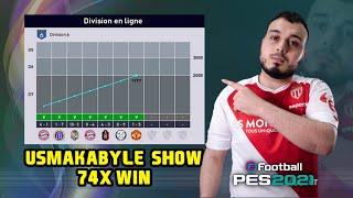 JUARA DUNIA USMAKABYLE MENANG 74x BERTURUT- TURUT | ONLINE DIVISIONS PES 2021