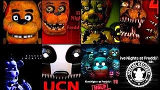 Todos los trailers de fnaf subtitulados al español | fnaf 1, 2, 3, 4, SL, VR, AR