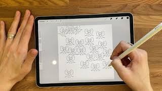 Как сделать кисть штамп для Procreate. Мастер класс по созданию штампов на планшете в Procreate