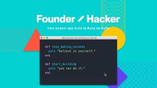 Ryan Kulp builds an app LIVE in Ruby on Rails