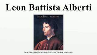 Leon Battista Alberti