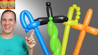 balloon sword - How to make a Balloon Sword