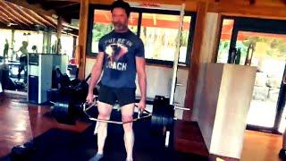 Hugh Jackman workout for Wolverine  March 29, 2023 Deadpool & Wolverine "Becoming Wolverine Again"