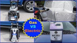 Chemical Guys Maxi Suds II grape rush.  Gas vs Electric