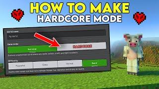 How to Make Hardcore Survival in Minecraft Bedrock!