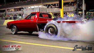 Street Outlaws Australia Blown Holden 1 Tonner  broke traction and still gets the WIN