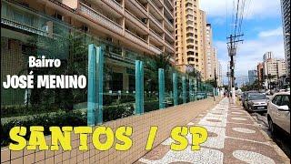 SANTOS/SP - Bairro JOSÉ MENINO. Um passeio pela feira livre e pela orla marítima. Outubro/2021